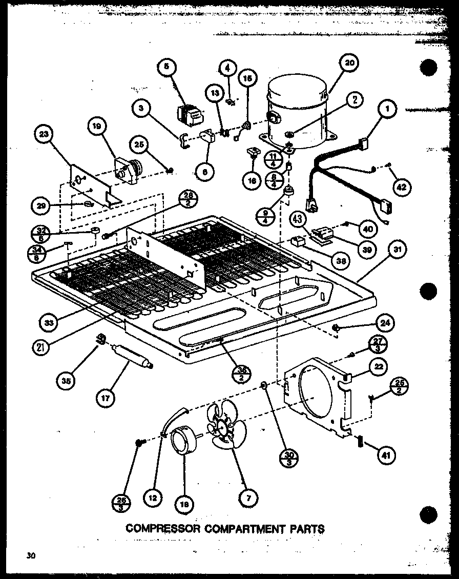 Amana TXI20M-P7858518W compressor compartment parts (tx20m/p7858508w) (tx20m/p7858509w) (txi20m/p7858518w) (txi20m/p7858519w) (tx20mb/p7858532w) (tx20mb/p7858533w) diagram