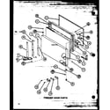 Amana TLI22M-P7858524W freezer door parts (tli22m/p7858523w) (tli22m/p7858524w) diagram