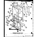 Amana TLI22M-P7858524W refrigerator door parts (tl22m/p7858515w) (tli22m/p7858525w) diagram