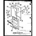 Amana TM18J2-P7859215W refrigerator door parts diagram