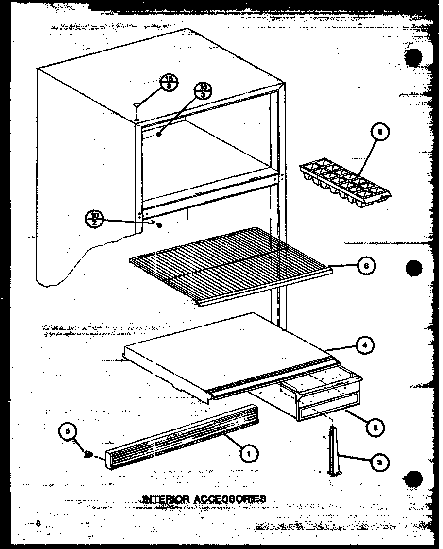 Amana TM18J2-P7859215W interior accessories diagram