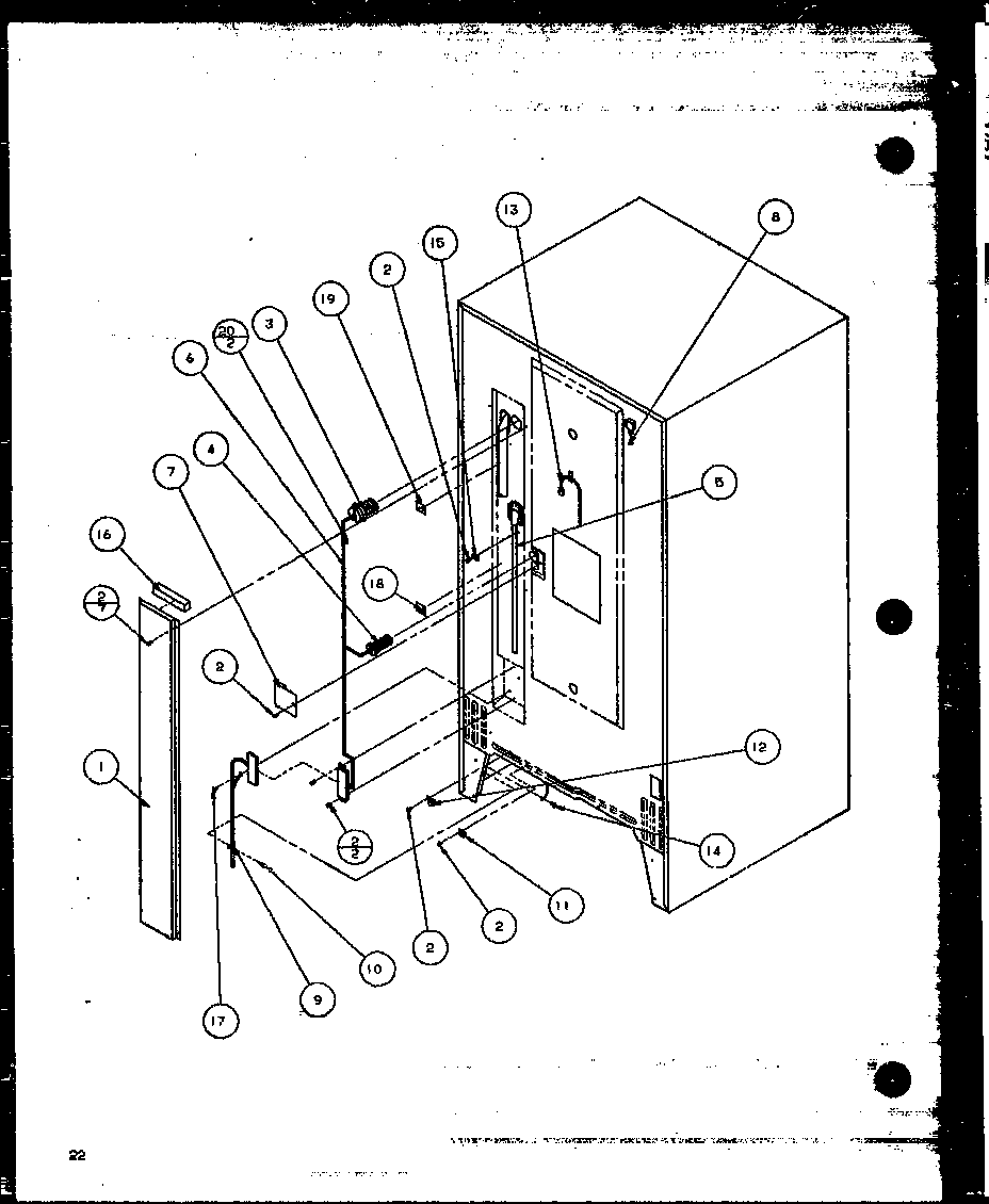 Amana TX22QL-P1114901WL wiring harness diagram