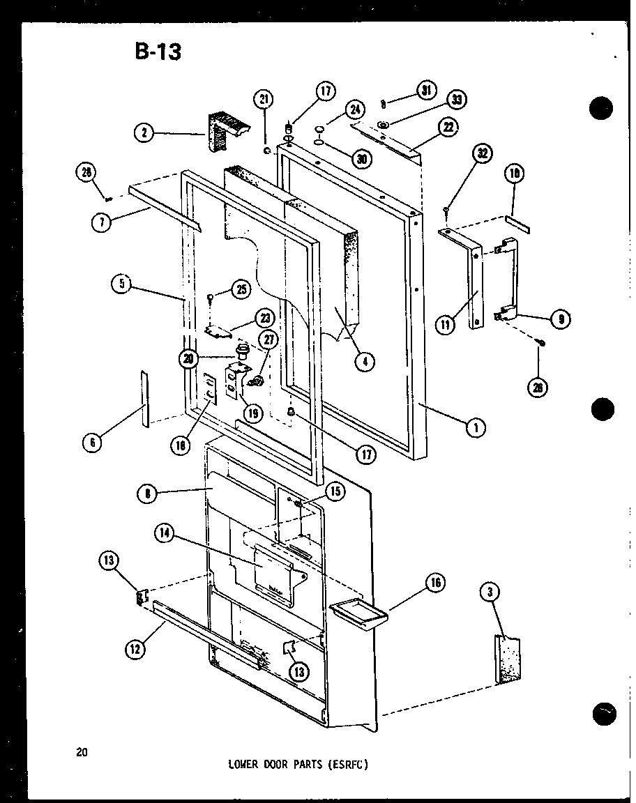 Amana ESRFC14D-C-P74645-4WC lower door parts (esrfc) (esrfc-14d/p73935-25w) (esrfc14d-g/p73953-25wg) (esrfc14d-a/p73953-25wa) (esrfc14d-c/p73953-25wc) (esrfc14d/p73953-25w) (esrfc14d-l/p73953-25wl) (esrfc14d-a/p74645-3wa) (esrfc14d-g/p74645-3wg) (esrfc14d-c/p74645-3wc) (esrfc14d-l/p diagram