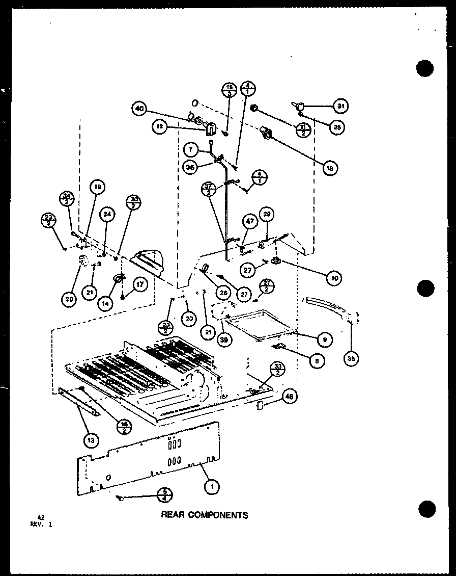 Amana TRGI20J-P7791105W rear components (trg20j/p7739034w) (trgi20j/p7791105w) (trgi20j/p7791106w) diagram