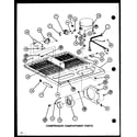 Amana TCI20J-P7739038W compressor compartment parts (tci20j/p7739038w) (tci20j/p7739039w) diagram