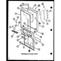 Amana TJI20K-P7791144W refrigerator door parts (tj22k/p7791146w) (tji22k/p7791147w) (tj22k/p7859201w) diagram