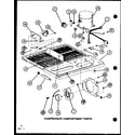 Amana TJI20K-P7791144W compressor compartment parts (tj22k/p7791146w) (tji22k/p7791147w) (tj22k/p7859201w) diagram
