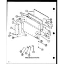 Amana TM20M-P7859217W freezer door parts (tm18m/p7859212w) (tm18m/p7859213w) diagram