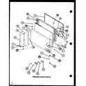 Amana TC18M-P7858501W freezer door parts (tc22m/p7858505w) diagram