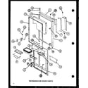 Amana TC18M-P7858501W refrigerator door parts (tc22m/p7858505w) diagram