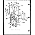 Amana TM16N1-P1102116W refrigerator door parts (tm20n/p1102105w) (tm20n/p1102106w) diagram