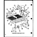Amana TM16N1-P1102116W compressor compartment parts (tm20n/p1102105w) (tm20n/p1102106w) diagram