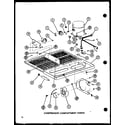 Amana TJ20N-P1102114W compressor compartment parts (tj18n/p1102111w) (tj18n/p1102112w) diagram