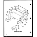 Amana TJ20N-P1102114W freezer door parts (tj20n/p1102113w) (tj20n/p1102114w) diagram