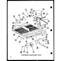Amana TJ20N-P1102114W compressor compartment parts (tj20n/p1102113w) (tj20n/p1102114w) diagram