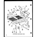 Amana TJ20N-P1102114W compressor compartment parts (tj22n/p1102115w) diagram