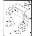 Amana TXI18N-P1106220W freezer door diagram