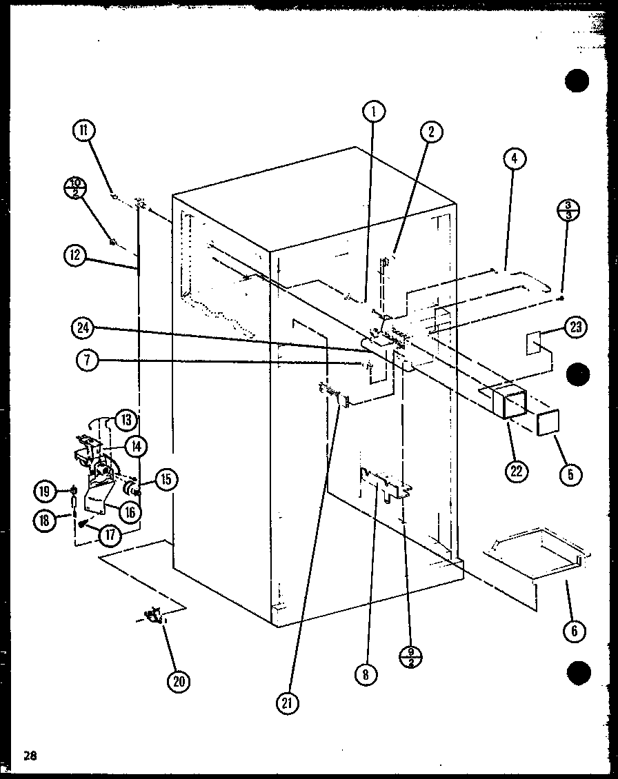 Amana 85088-P1109008W (85281/p1109011w) (85288/p1109012w) diagram