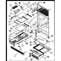 Amana TC22QG-P1114903WG cabinet diagram