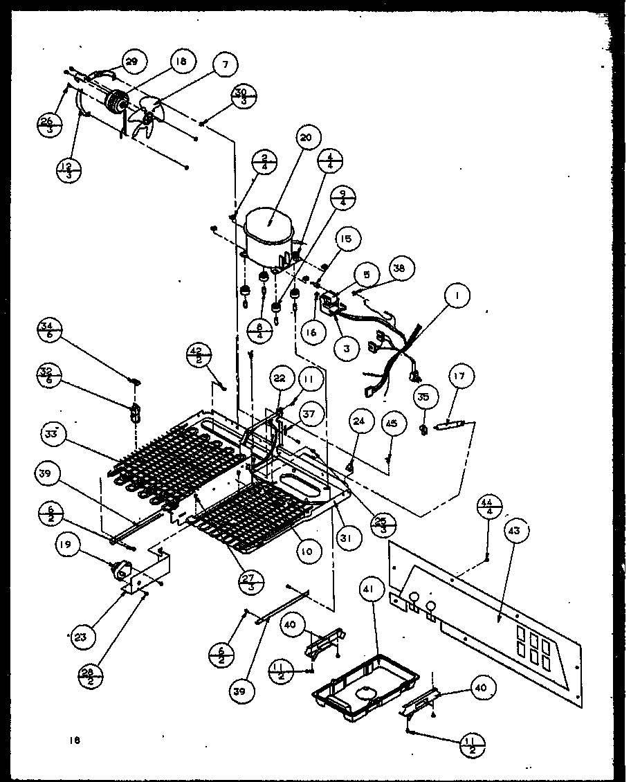 Amana TC20QL-P1111707WL unit diagram