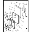 Amana TL20QL-P1111705WL freezer door diagram