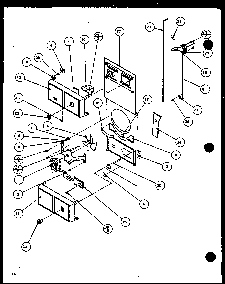 Amana CICS3-P8735803W (tm14qbw/p1111101ww) (tm14qbg/p1111101wg) (tm14qbl/p1111101wl) (tm14qb1g/p1111102wg) (tm14qb1l/p1111102wl) (tm14qb1w/p1111102ww) diagram
