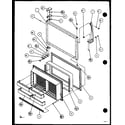 Amana 85861W-P1117302WW freezer door diagram