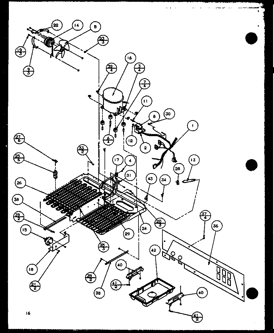 Amana 86868L-P1116903WL compressor diagram
