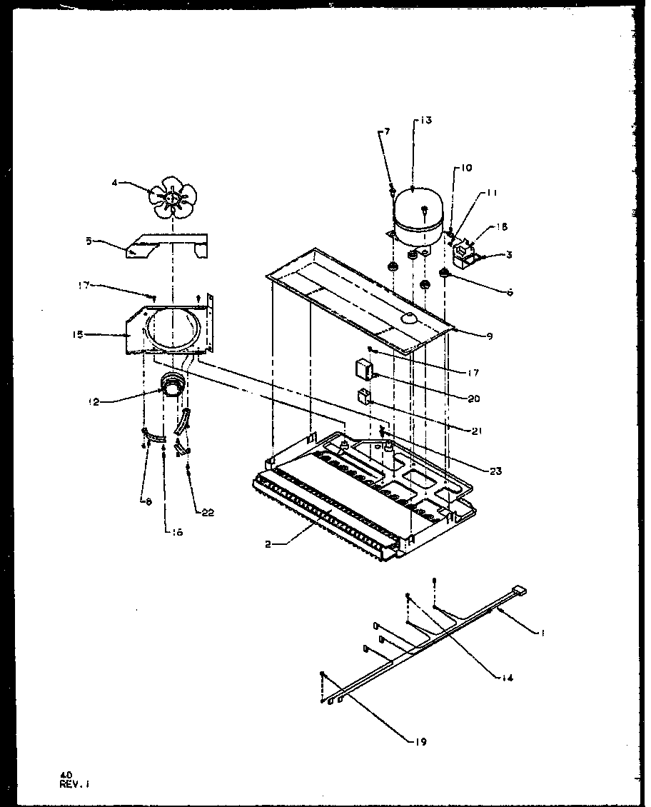 Amana TX19RW-P1158504WW unit diagram