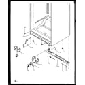 Amana TX19RW-P1158504WW lower cabinet parts diagram