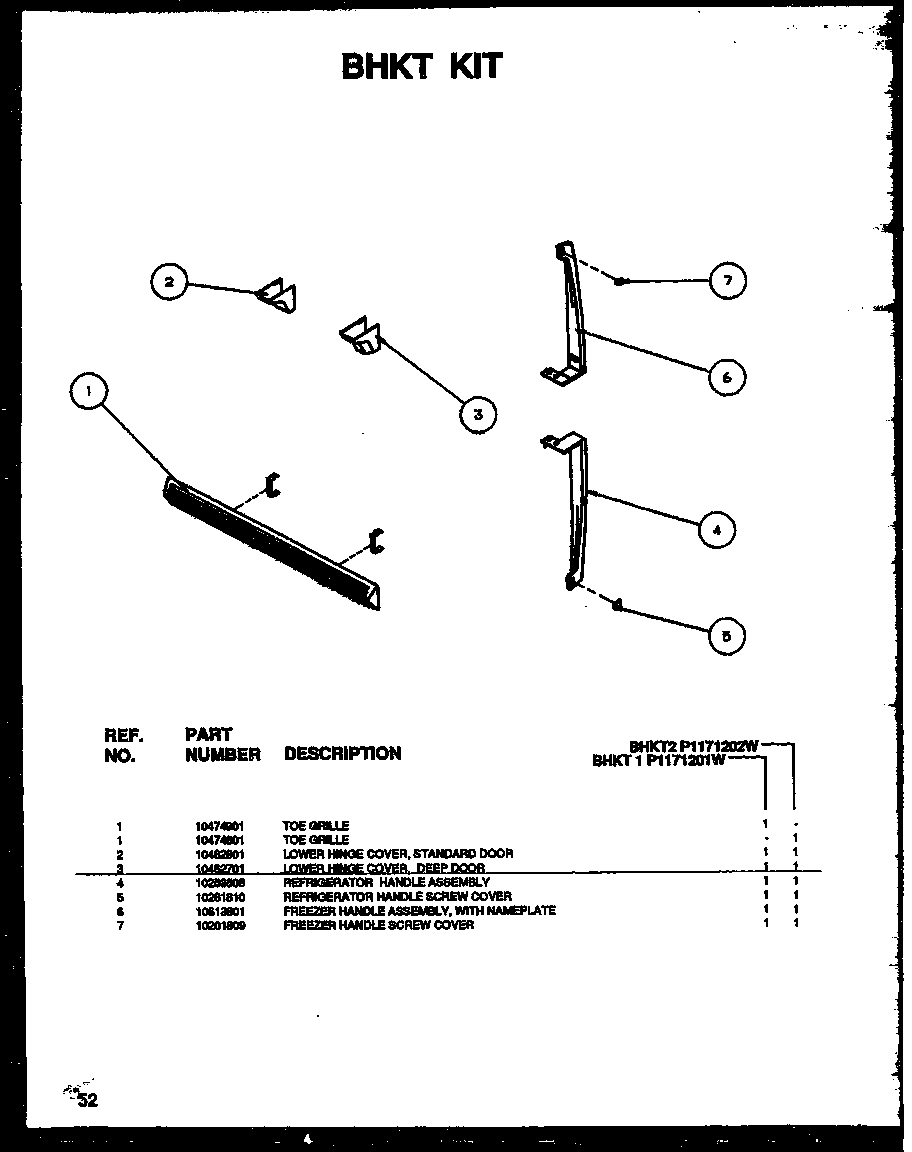 Amana TX19RW-P1158504WW handles/grille diagram