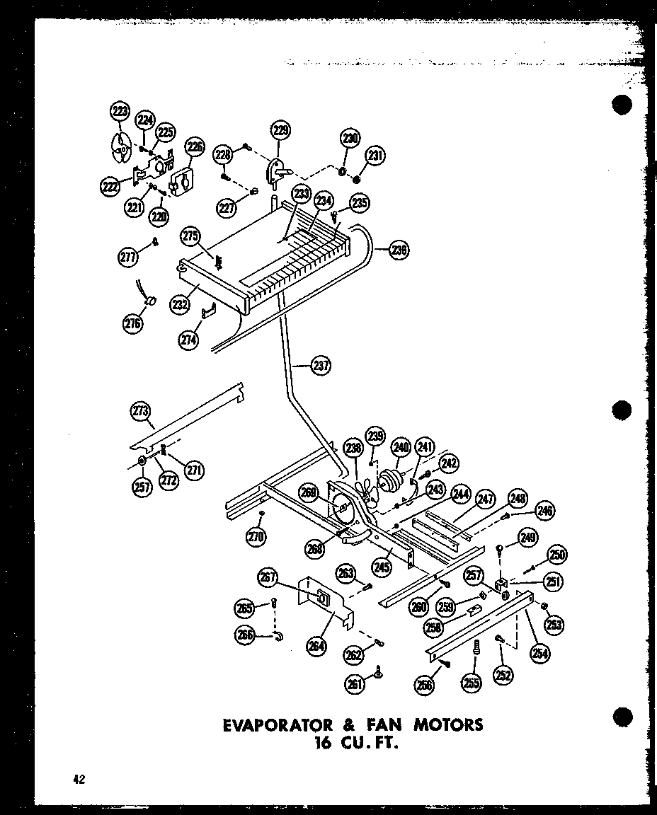 Amana TM18J-C-P60178-3WC evaporator & fan motor 16 cu. ft. (t16j/p60178-1w) (t16j-c/p60178-1wc) (t16j-a/p60178-1wa) (tr16j/p60178-2w) (tr16j-c/p60178-2wc) (tr16j-ag/p60178-2wg) (tr16j-a/p60178-2wa) (et16j/p60178-7w) diagram