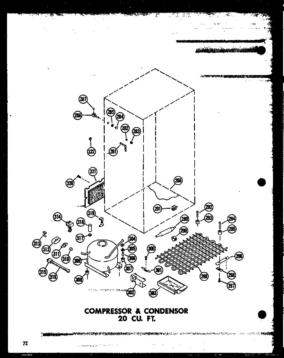 Amana TM18J-C-P60178-3WC compressor & condensor 20 cu. ft. (tr20j/p60178-5w) (tr20j-c/p60178-5wc) (tr20j-ag/p60178-5wg) (tr20j-a/p60178-5wa) (td20j/p60178-6w) (td20j-c/p60178-6wc) (td20j-ag/p60178-6wg) (td20j-a/p60178-6wa) diagram