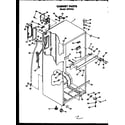 Caloric GFS162/MN10 cabinet parts diagram