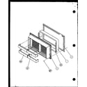 Amana TZ18Q2W-P1156103WW freezer door diagram