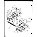 Amana TZ18Q2W-P1156103WW cabinet shelving diagram