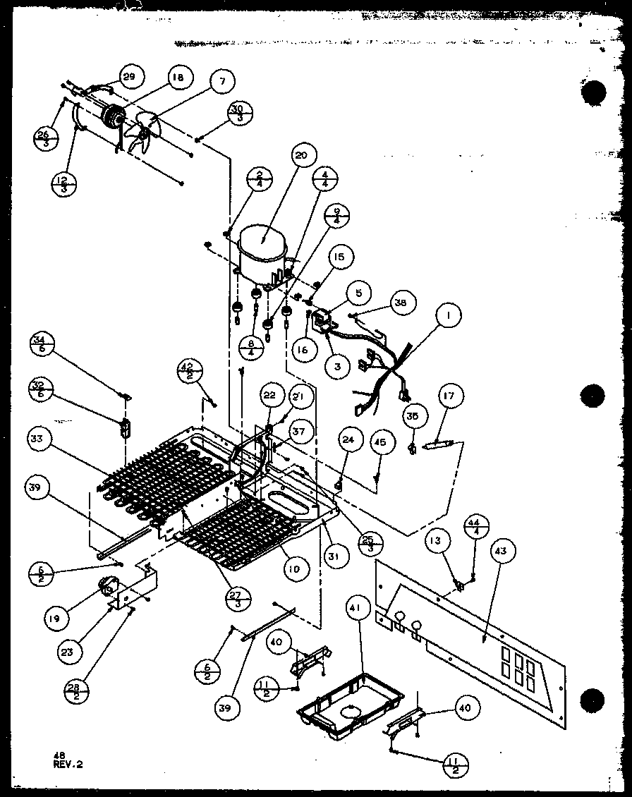 Amana TZI20QW-P1156204WW (tecumseh compressor) (tz20qe/p1156202we) (tz20ql/p1156202wl) (tz20qw/p1156202ww) (tz20qg/p1156202wg) (tzi20qw/p1156203ww) (tzi20ql/p1156203wl) (tzi20qw/p1156204ww) (tzi20ql/p1156204wl) diagram