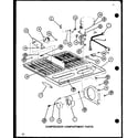 Amana TR18H-P7711033W compressor compartment parts (tc22h/p7711034w) (tc22h/p7711035w) diagram