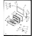 Amana TZ21RE-P1157601WE freezer door (tz19rl/p1158501wl) (tz19re/p1158501we) (tz19rw/p1158501ww) diagram