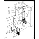 Amana TZ22RE-P1157701WE cabinet back diagram