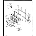 Amana TS18R2W-P1158411WW freezer door (ts18r2l/p1158311wl) (ts18r2g/p1158311wg) (ts18r2w/p1158311ww) (tsi18r2l/p1182102wl) (tsi18r2w/p1182102ww) (tx18r2l/p1158412wl) (tx18r2w/p1158412ww) diagram