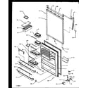 Amana TS18R2W-P1158411WW refrigerator door (ts18r2l/p1158311wl) (ts18r2g/p1158311wg) (ts18r2w/p1158311ww) (tsi18r2l/p1182102wl) (tsi18r2w/p1182102ww) (tx18r2l/p1158412wl) (tx18r2w/p1158412ww) (ts18r2l/p1158411wl) (ts18r2g/p1158411wg) (ts18r2w/p1158411ww) diagram