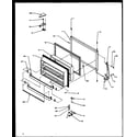 Amana TQ18R2W-P1158410WW freezer door (tg18r2g/p1158305wg) (tg18r2l/p1158305wl) (tg18r2w/p1158305ww) (tz18r2g/p1158409wg) (tz18r2l/p1158409wl) (tz18r2w/p1158409ww) (tq18r2g/p1158410wg) (tq18r2l/p1158410wl) (tq18r2w/p1158410ww) diagram