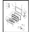 Amana TQ18R2W-P1158410WW freezer door (tz22r2l/p1157705wl) (tz22r2e/p1157705we) (tz22r2w/p1157705ww) (tzi22r2e/p1168013we) (tzi22r2l/p1168013wl) (tzi22r2w/p1168013ww) diagram