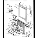 Amana TQ18R2W-P1158410WW refrigerator door (tz19r2l/p1158505wl) (tz19r2e/p1158505we) (tz19r2w/p1158505ww) diagram