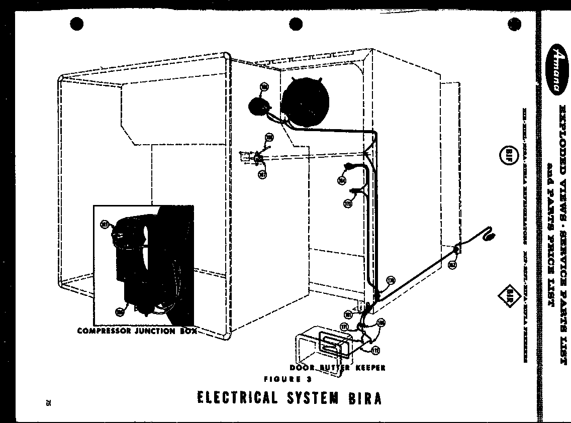 Amana BIF electrical system bira diagram