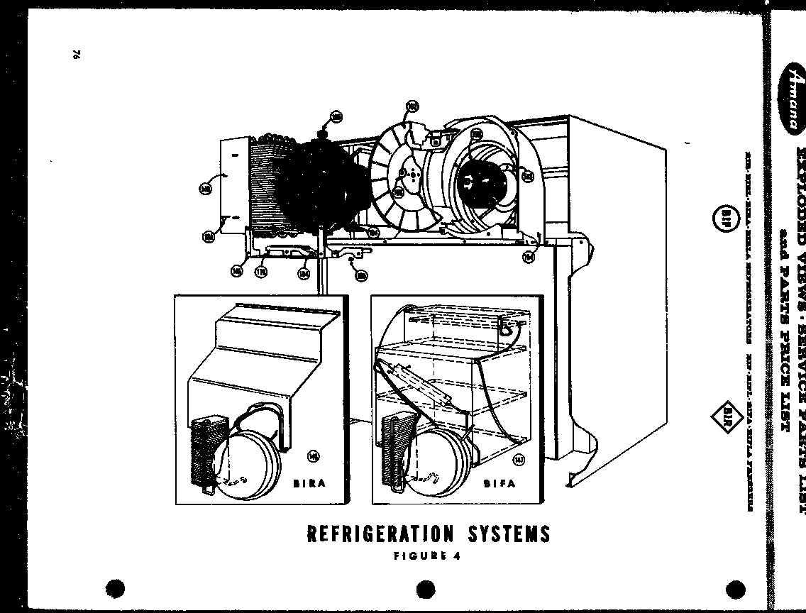 Amana BIF refrigeration systems diagram