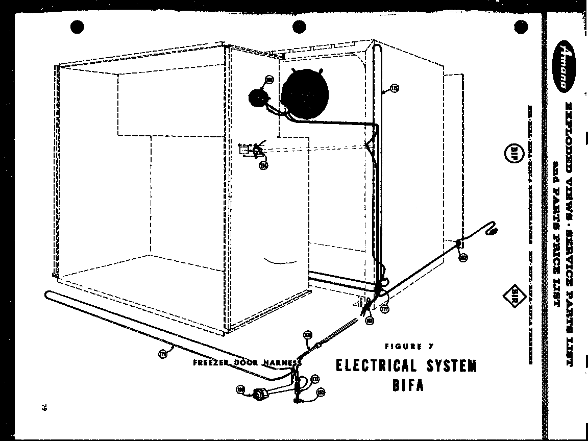 Amana BIF electrical system bifa diagram