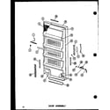 Amana U16K-AG/P60250-23WG door assembly diagram