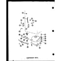 Amana U16K-AG/P60250-23WG compressor parts diagram